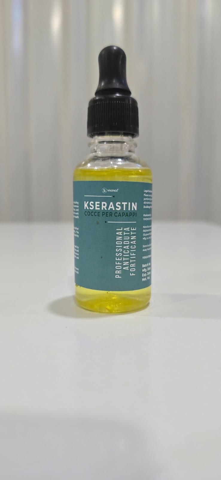 Kserastin Cocce Per Capappi Natural Serum to Strengthen Hair and Fight Against Hair Loss 30ML (Pack of 2)